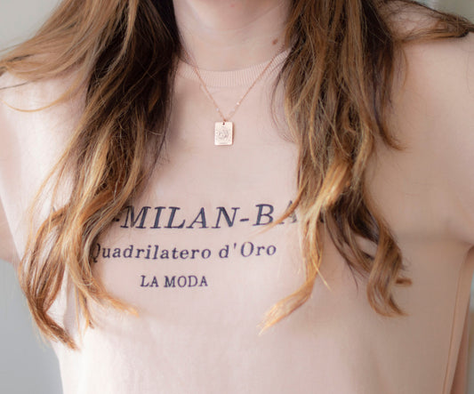 Tarot Card Necklace: Stainless Steel Mystic Jewelry, Celestial Gift