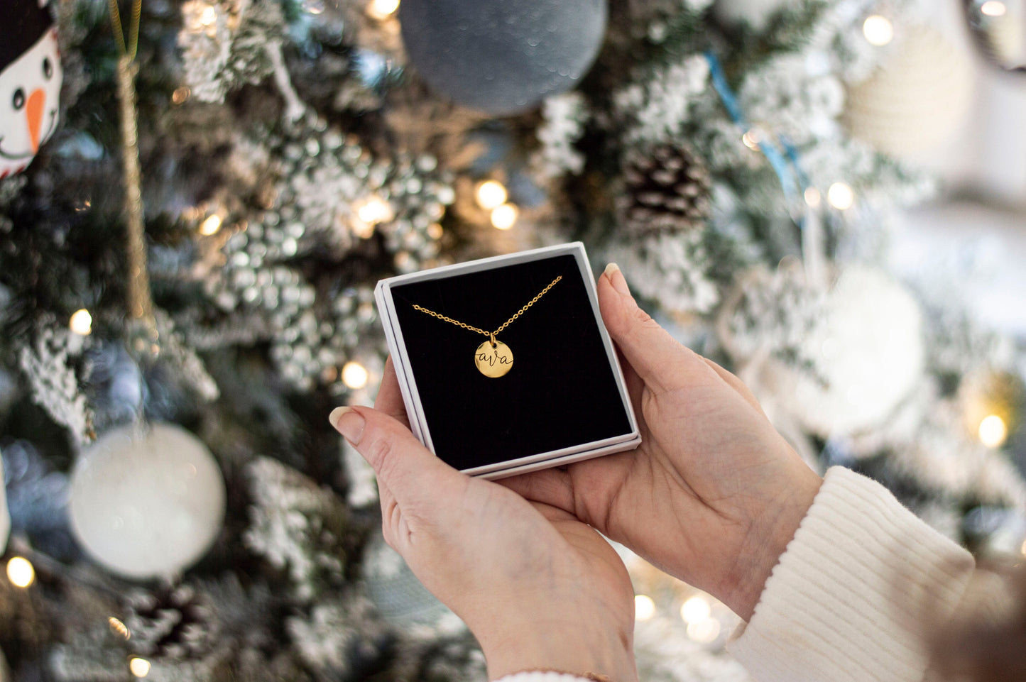 Engraved Name Necklace: Stainless Steel Personalized Jewelry
