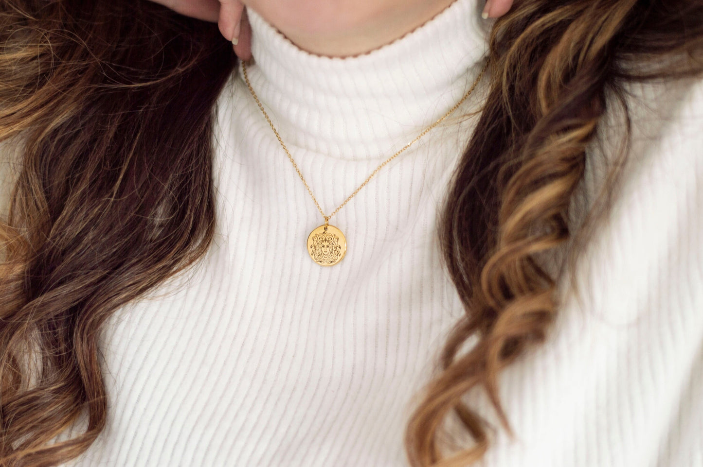 Medusa Necklace: Greek Mythology Stainless Steel Charm