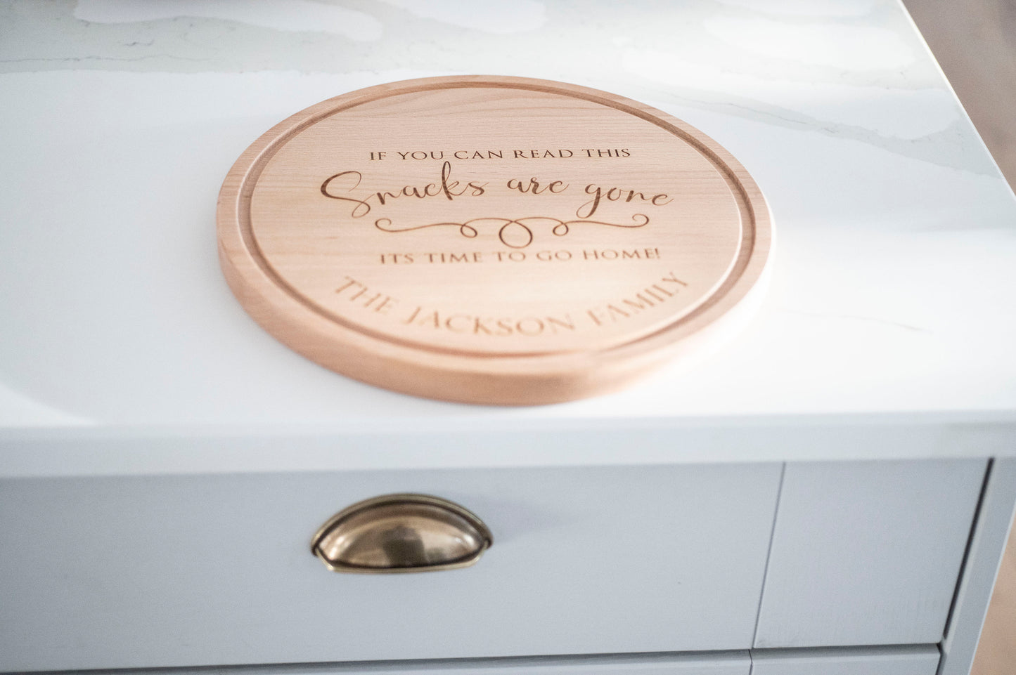 Personalized Wooden Cheese board