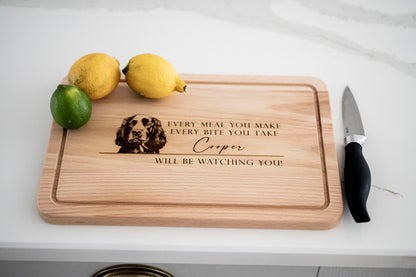 Personalised Dog Breed Chopping Board