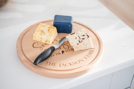 Personalized Wooden Cheese board