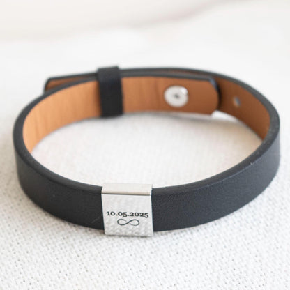 Men's Personalised & Adjustable bracelet, Leather