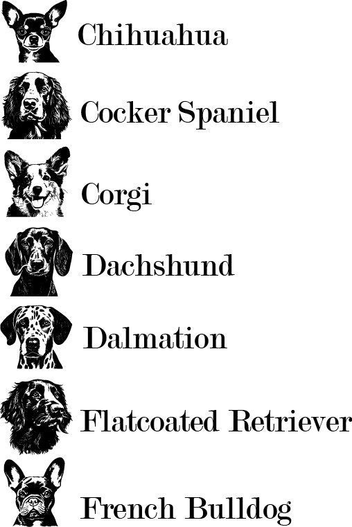 Personalised Dog Breed Chopping Board