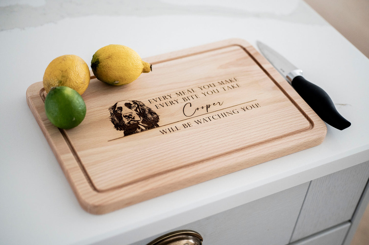 Personalised Dog Breed Chopping Board