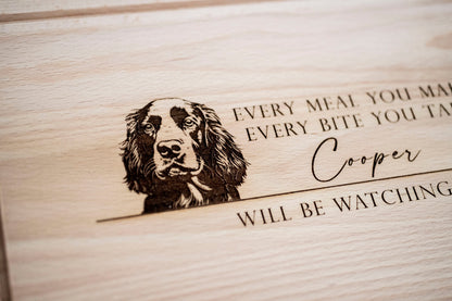 Personalised Dog Breed Chopping Board