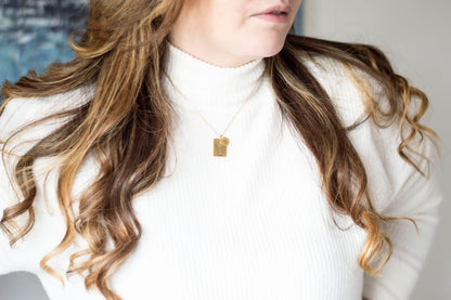 Zodiac Necklace: Stainless Steel Star Sign Astrology Jewelry