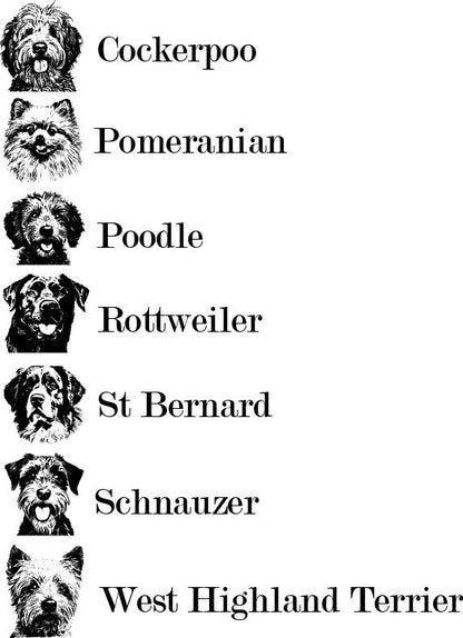 Personalised Dog Breed Chopping Board