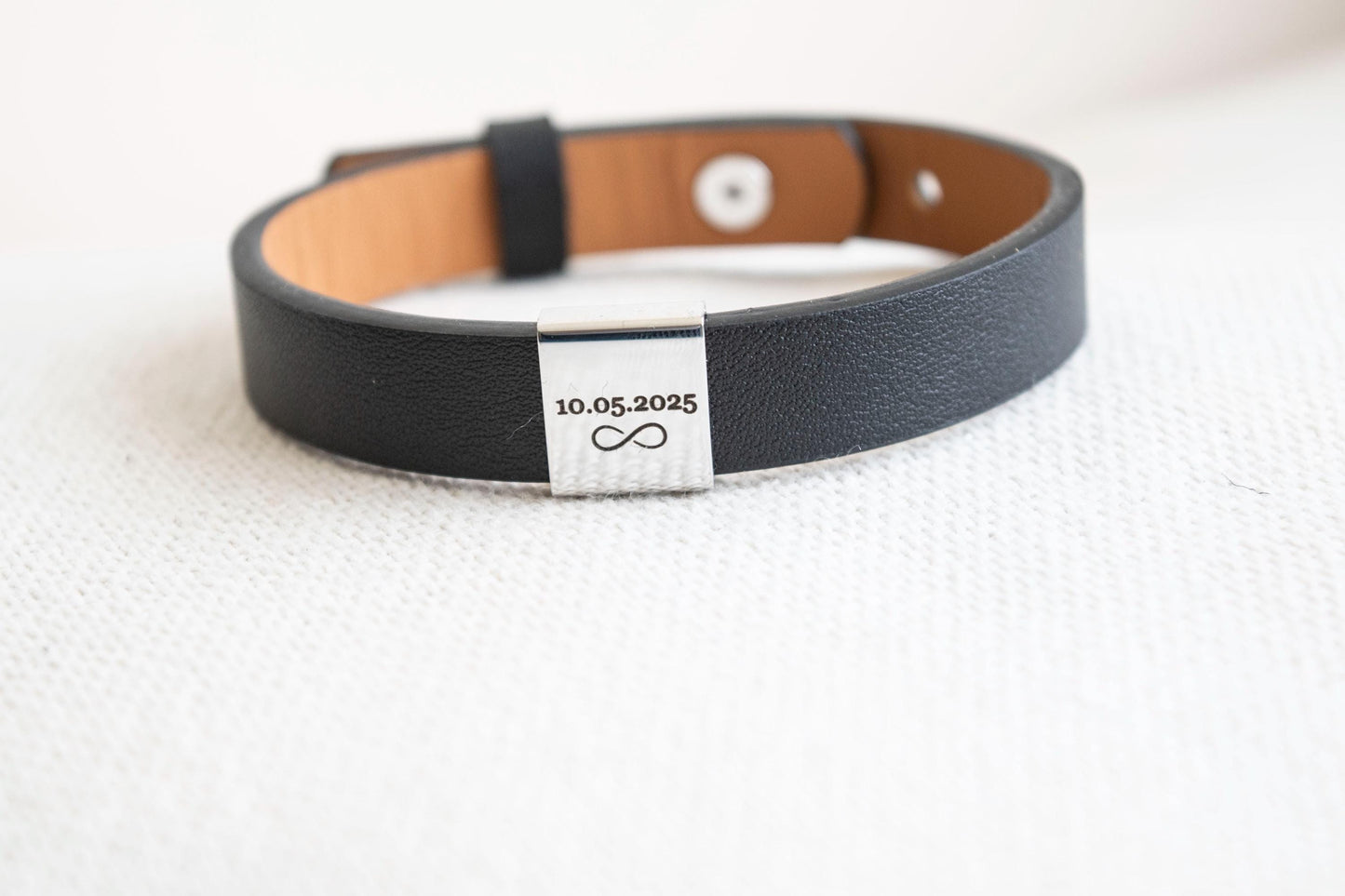 Men's Personalised & Adjustable bracelet, Leather