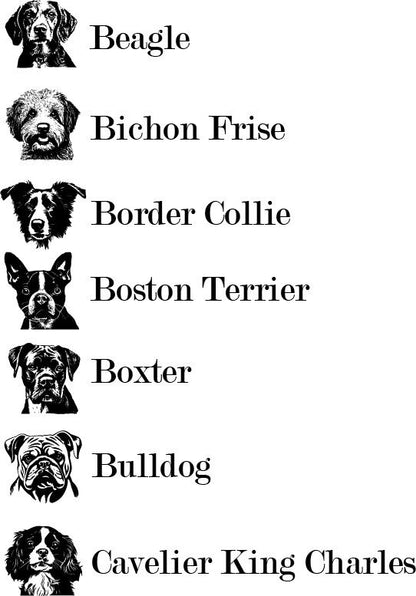 Personalised Dog Breed Chopping Board