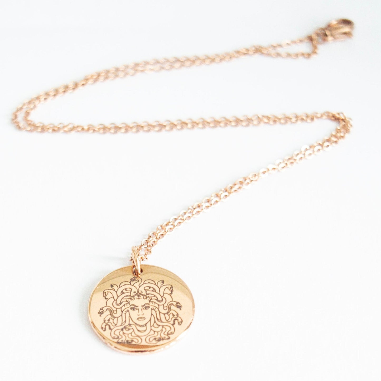 Medusa Necklace: Greek Mythology Stainless Steel Charm