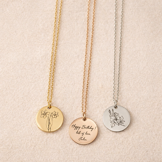 Birth Flower Necklace - Floral Jewellery