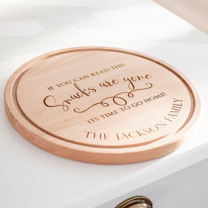 Personalized Wooden Cheese board