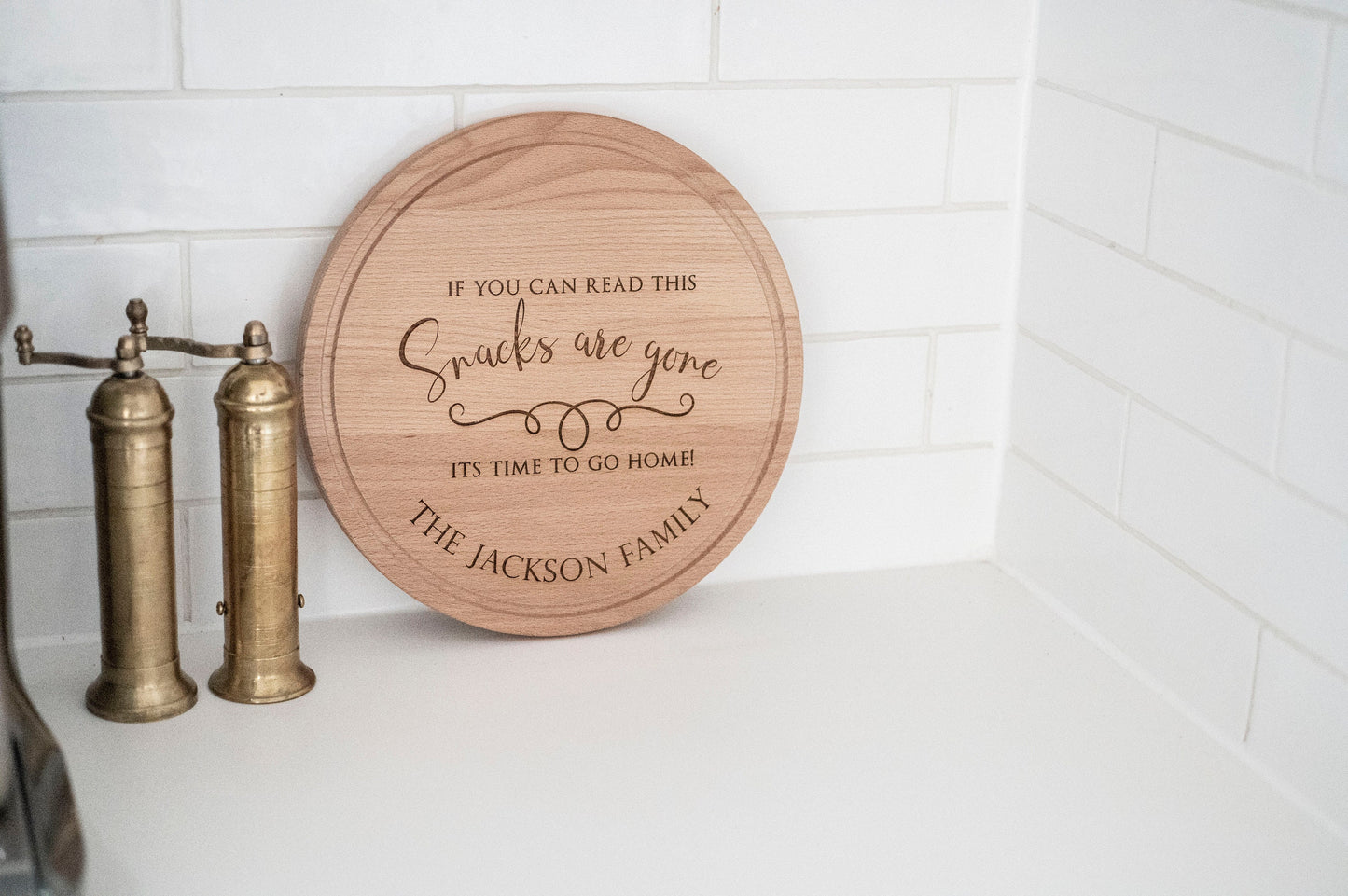 Personalized Wooden Cheese board