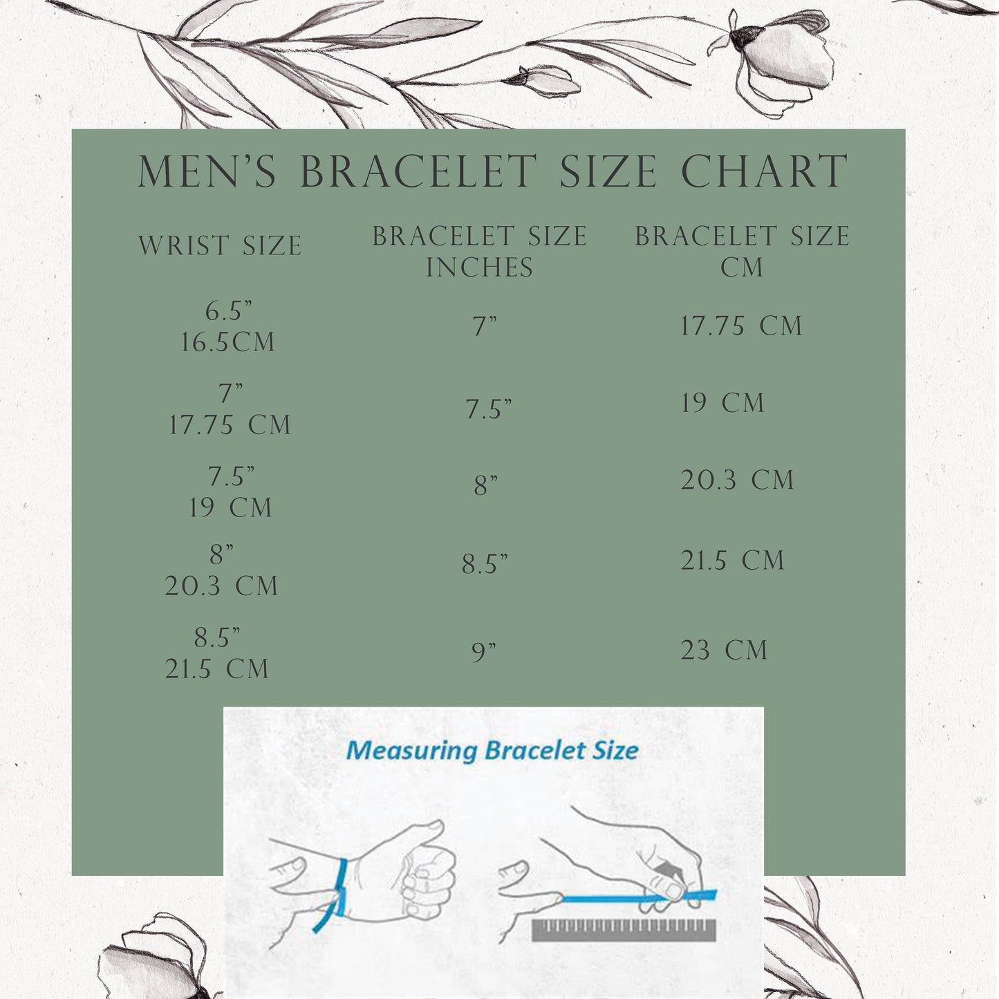 Men's Hidden Message Leather Bracelet, Matte Black