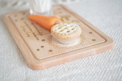 Snacks for Santa, Christmas Eve Treat Board for Santa, Father Christmas, Personalised Laser engraved