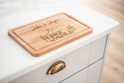 Personalized Campervan Wooden Cutting Board