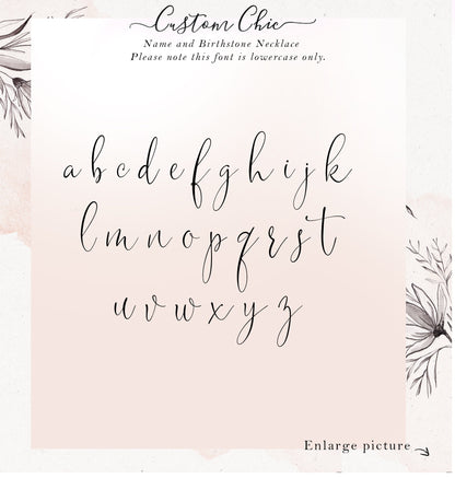 Personalized Birthstone Necklace: Engraved Stainless Steel Name Disc