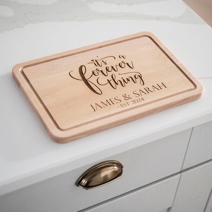 Personalized Wedding Present, Wooden Cutting Board