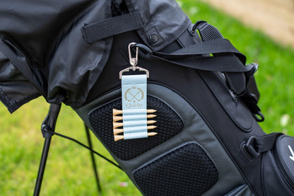 Personalized Golf Tee Holder - Golf Bag Tag - Golf Gift for him