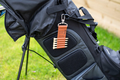 Personalized Golf Tee Holder - Golf Bag Tag - Golf Gift for him