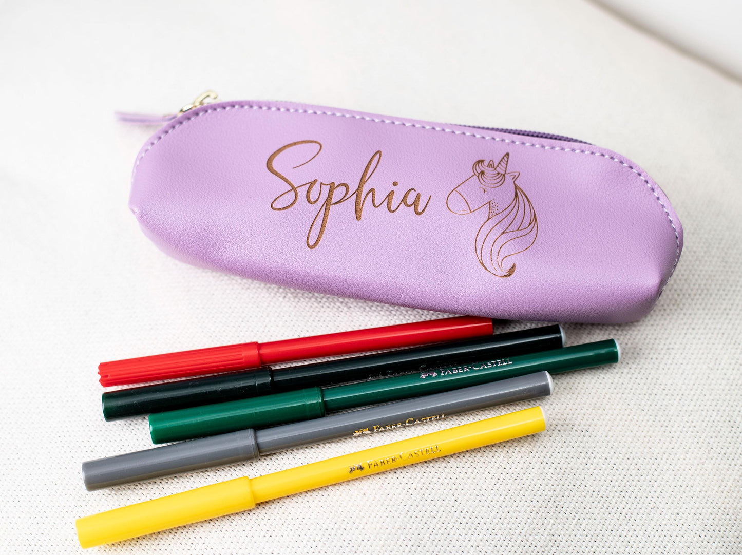 Personalised kids pencil case