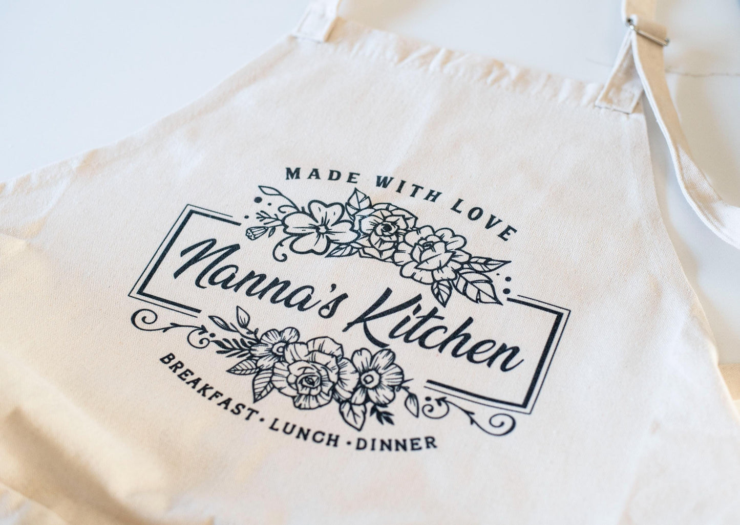Personalised Apron - Linen gift for her, baking apron